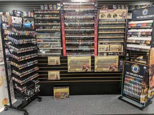 Store Hobby Paint Selection