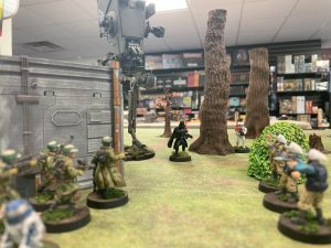 Star Wars Legion Game being played