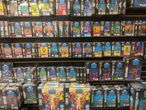 Display of Marvel Crisis Protocol Products