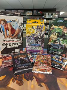 An assortment of various card games