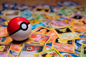 Pokemon Cards on Table