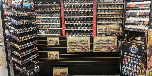 Store Hobby Paint Selection