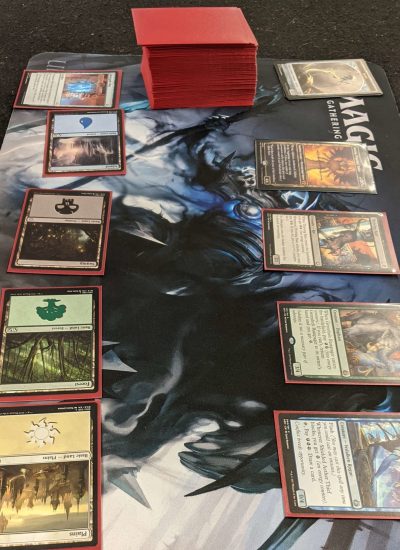 Magic Event Playmat with Cards