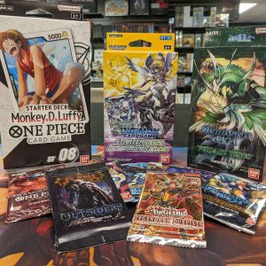 An assortment of various card games