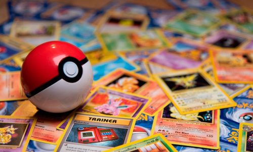 Pokemon Cards on Table